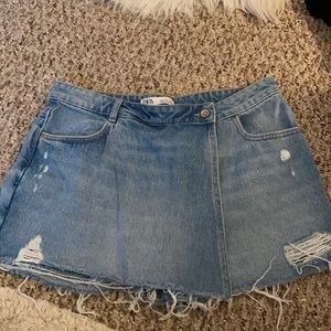 Zara Denim Skort
